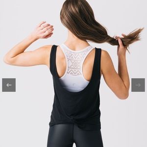 2 for 1 ZYIA Swirl Tank (Black and Gray)